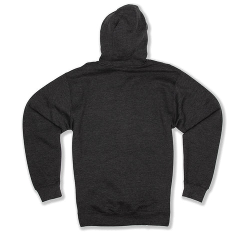 Premium Pullover Hoodie Back Charcoal Heather